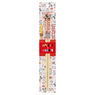 Skater 日式竹筷21cm, 1套, 米奇與米妮, 1雙筷子