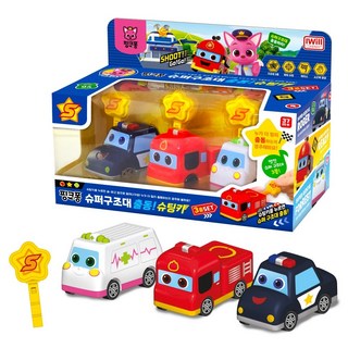 IWill COMPANY 碰碰狐 超級救援隊 發射車 3件組, 1套, 混合顏色