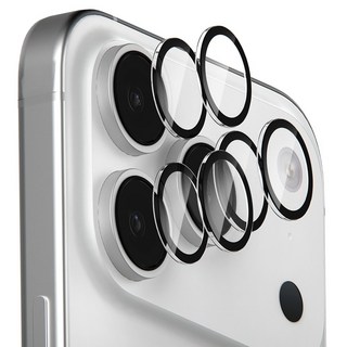 MECSEED 5CX 프리미엄 렌즈프레임 카메라 강화유리 휴대폰 액정보호필름 2p 세트, 1세트