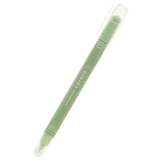 sun-star cororo 3 波浪簽字雙頭兩用筆, 1個, 青綠色