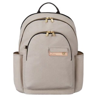 satana Soldier 輕盈通勤後背包, 奶茶色