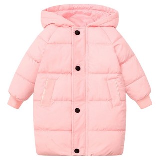 基本款彩色長版羽絨外套