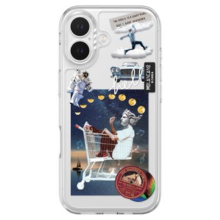 MOLAN CANO 水晶彩色透明拼貼設計手機殼