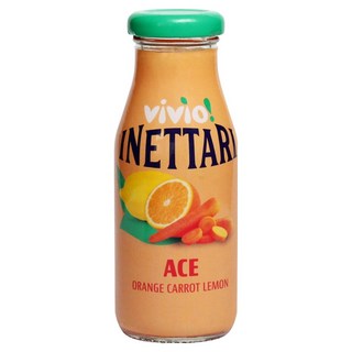 Vivio Inetari 柳橙胡蘿蔔檸檬汁, 200ml, 1個