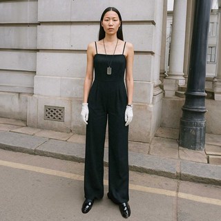 L'Or de Séoul 基本款無袖連身褲 CBJS250701