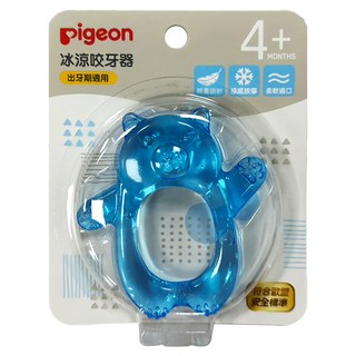 pigeon 貝親 冰涼咬牙器, 1個, 冰川熊 藍色, 咬牙器