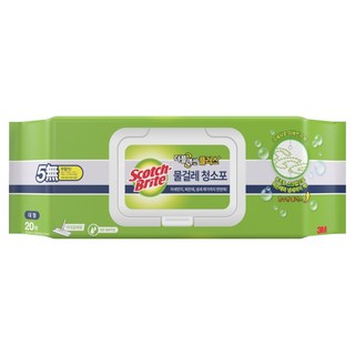 스카치브라이트 3M 더블액션 플러스 물걸레 청소포 20p, 1개