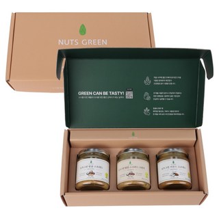 NUTS GREEN 堅果奶油抹醬 3種禮盒 1.4kg, 1套