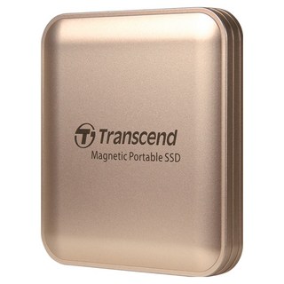 Transcend 創見 磁吸式外接固態硬碟 ESD420, 香檳金, 1TB