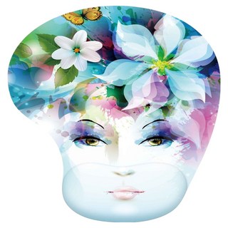 다온 메모리폼 손목받침 마우스패드 250 x 230 x 35 mm, Type 5, 1개