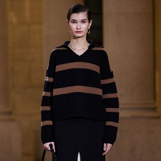 Oui mais non 女款 Tanisha 羊毛領針織套衫