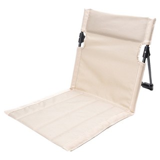 樂居家 戶外折疊懶人椅, 1個, 米白色