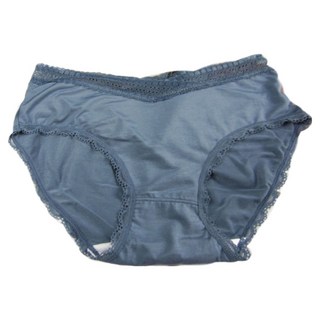 SOFT LIGHT 抑菌鋅科技 鋅升級V型蕾絲內褲 2953, 灰藍色