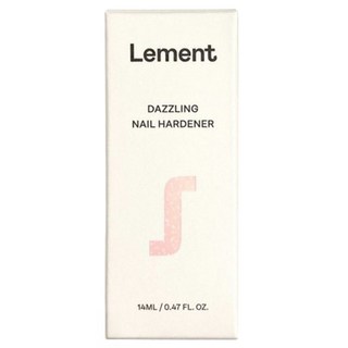 Lement 亮片硬甲護甲油, 1個, 14ml, 亮粉凝膠