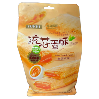 SUKHI 流芯蛋酥 鹹蛋黃味, 140g, 1袋