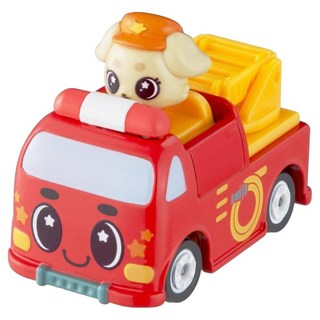 TAKARA TOMY TOMICA 多美小汽車 GO! GO! Bikuruzu, 狗狗Moko 紅色, 1個