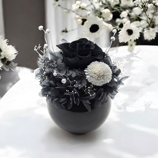 Floral M 慕尼黑黑森林永生擴香花禮, 1個, 黑色