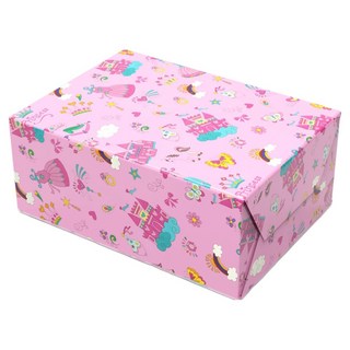 Lead home 生日禮物 捲筒包裝紙 70 x 100 cm 3入 + 雙面膠帶組, 02 公主, 1套