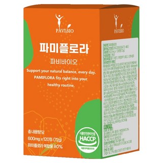 파비바이오 파미플로라 72g, 1개, 120정