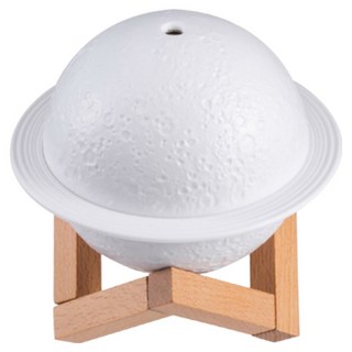 ANTIAN 二合一LED月球小夜燈精油香氛水氧機 加濕器, SX-E323, 白色