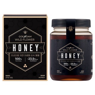 고은담 프리미엄 자연 야생화 순수 벌꿀, 1개, 500g
