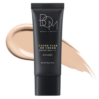 BEAUTY OF MAJESTY 碧波曼 Cover Flex BB霜 SPF50+ PA++++, 40g, 1個, 01 經典色