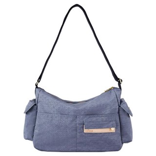 satana Soldier 輕盈通勤斜背包, 靜謐灰