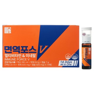 geongangbogam 綜合維他命&礦物質補充飲+錠, 1個, 14冊