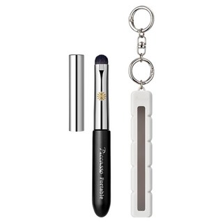 PICCASSO 畢卡索 便攜式唇刷 + 鑰匙圈保護殼套組, 1套, 暖灰色