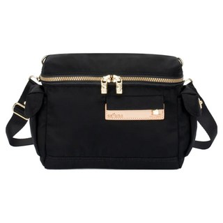 satana Soldier 趣淘異想斜背包, 亮黑色