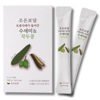 조은보담 토종다래가 들어간 수세미 앤 작두콩 30p, 360g, 1개