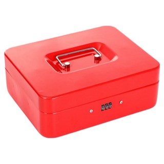 휴대용 비밀번호형 금고 저금통 대형 250, 레드