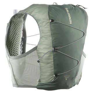 SALOMON ACTIVE SKIN 8 水袋背包組, 1個, 月桂綠
