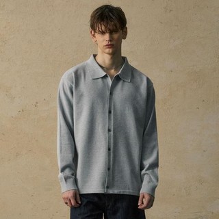 WEST GRAND BOULEVARD Merci 半寬鬆高領翻領開襟衫