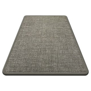 LZQ 亞麻編織矽藻泥吸水地墊/浴室地墊/雙面防滑地墊/玄關腳踏墊/地毯 廚房 客廳 臥室, 檀木淺咖
