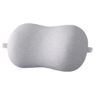 SUNORO 迷你豆豆記憶棉午睡枕 附綁帶, 淺灰色, 1個