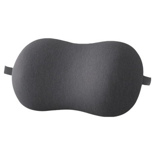 SUNORO 迷你豆豆記憶棉午睡枕 附綁帶, 深灰色, 1個