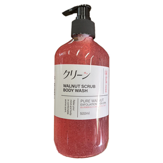 KURIN SKIN CLEAN 海鹽去角質保濕補水長效香氛沐浴露 玫瑰邂逅, 1個, 500ml