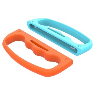 DAEHAN 任天堂Switch 2 Joy-Con 2 拳擊健身指節手指握把 左右套組, 1套, 橘藍色, NS2-AH02