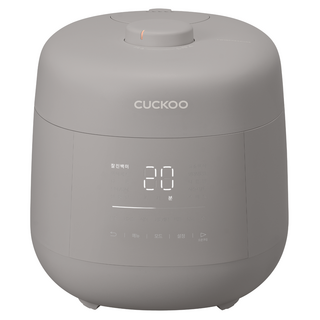 쿠쿠 마스터셰프 트윈프레셔 사일런스 어반 전기압력밥솥 6인용, CRP-UT0610FGG, 그레이스 그레이