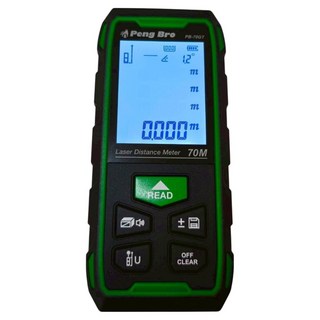 PENG BRO 綠光70m 高精度AI智慧丈量 手持便攜 雷射測距儀/雷射尺/裝潢建築丈量工具 PB-70GT, 1個