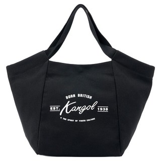 KANGOL 袋鼠 帆布托特包 6325170320, 黑色