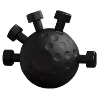 손가락 악력기 전완근 강화 운동기구, 블랙, 1개