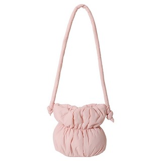 ViVEMO Pla 褶皺雲朵鋪棉迷你肩背包 11500, 粉紅色