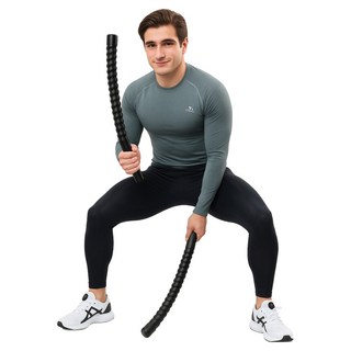 酷覓房 全身強力戰繩 肌力強化 全身有氧 運動器材, 黑色