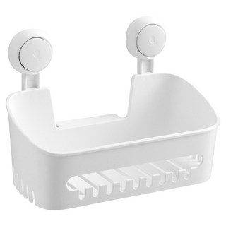 TAILI 太力 真空吸盤浴室置物架 AW639, 1個, 白色