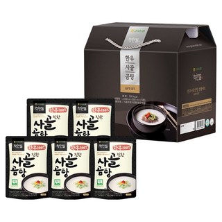 Changhandeul 韓牛牛骨湯 500ml x 5入 禮盒2號, 1套, 80g