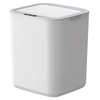 樂居家 感應式智能垃圾桶 電池版, 白色