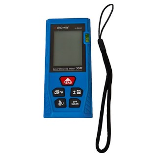 SNDWAY 深達威 紅光50M 雷射測距儀 高精度AI智慧丈量 手持便攜 雷射尺 裝潢建築丈量工具 H-DS50, 1個