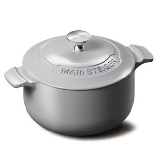 마리슈타이거 인덕션 무쇠 글램팟 주물냄비, 16cm, 애쉬그레이, 1개